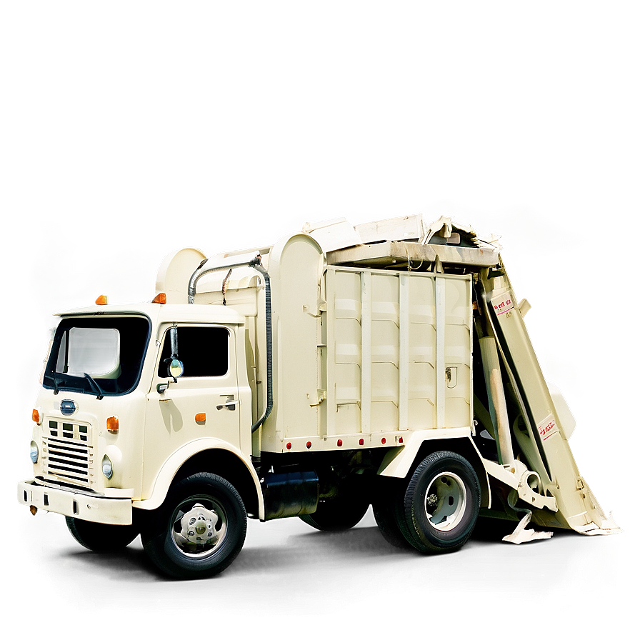 Vintage Garbage Truck Png Ajs77 PNG