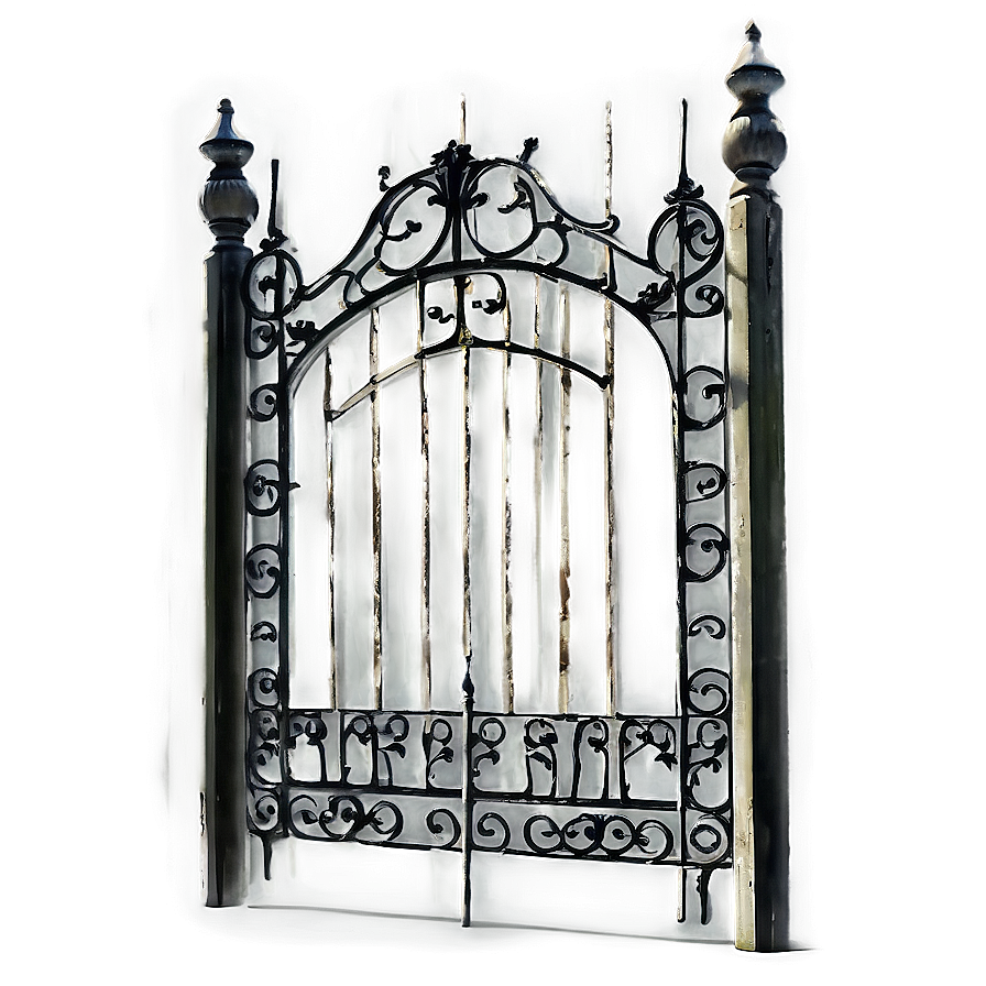 Vintage Garden Gate Png Sfy98 PNG