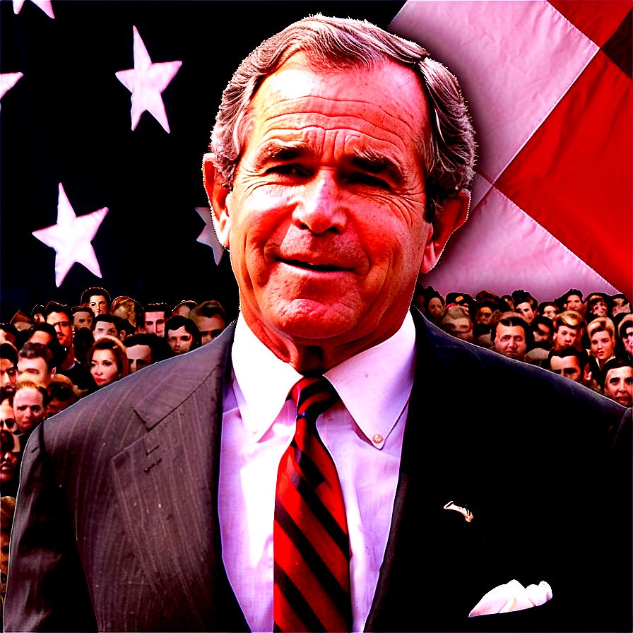 Vintage George Bush Png 06242024 PNG