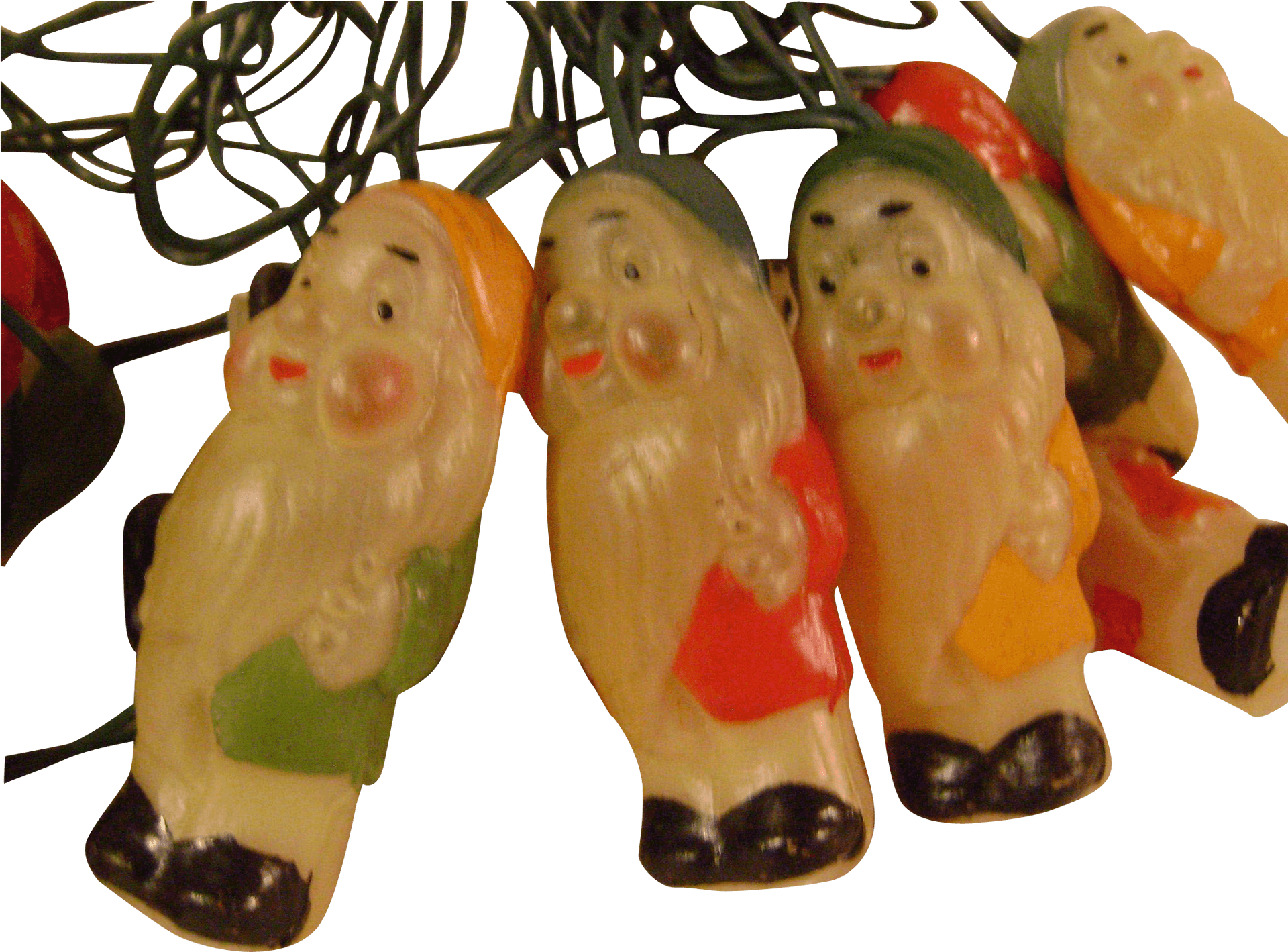 Vintage Gnome String Lights PNG