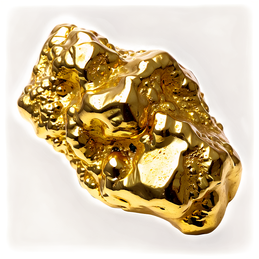 Vintage Gold Nugget Png 06132024 PNG