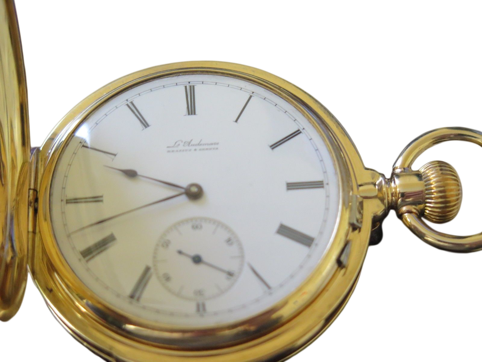 Vintage Gold Pocket Watch PNG