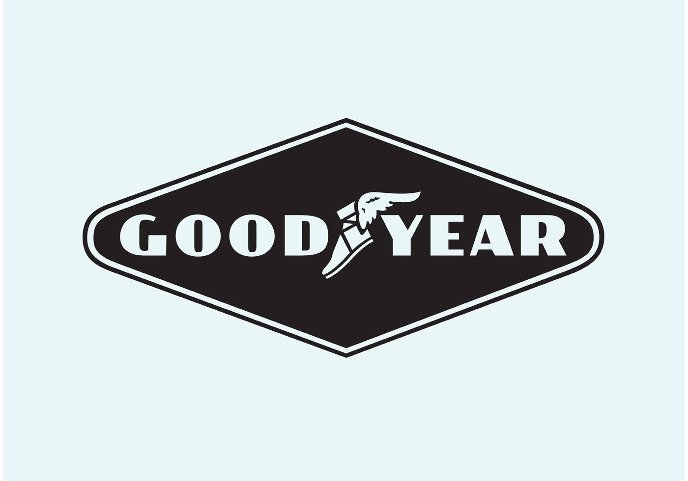 Vintage Goodyear Logo Tapet til din mobiltelefon. Wallpaper