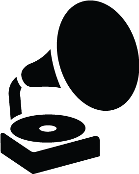 Vintage Gramophone Icon PNG