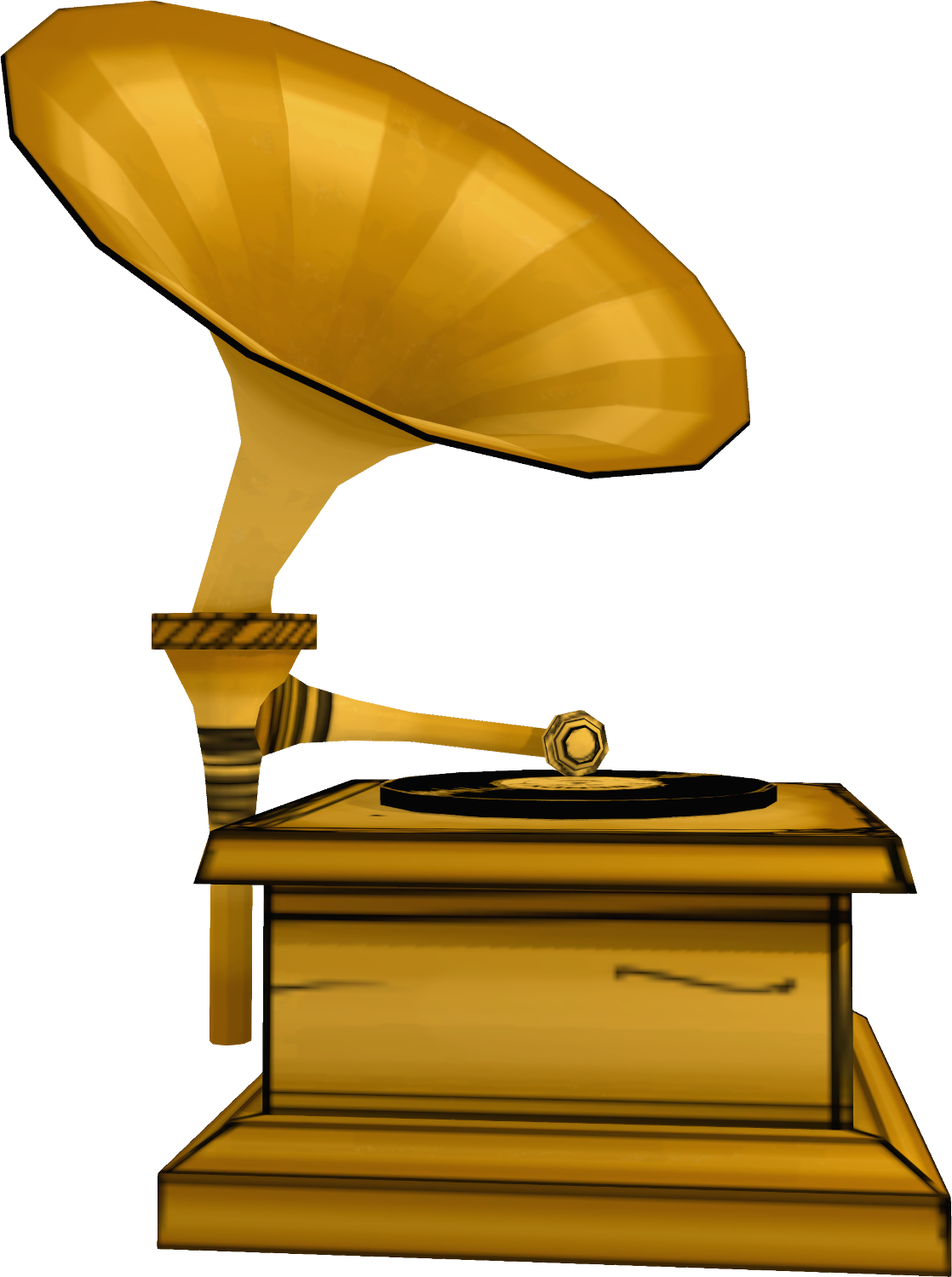 Vintage Gramophone Illustration PNG