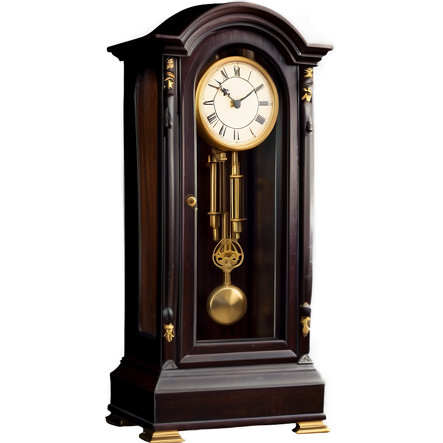 Vintage Grandfather Clock Png 5 PNG