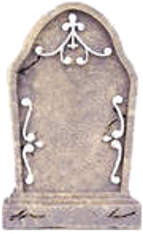 Vintage Gravestone Design PNG