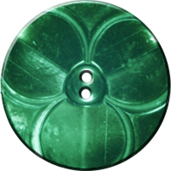 Vintage Green Button Design PNG