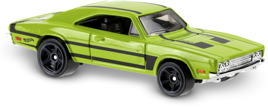 Vintage Green Muscle Car PNG