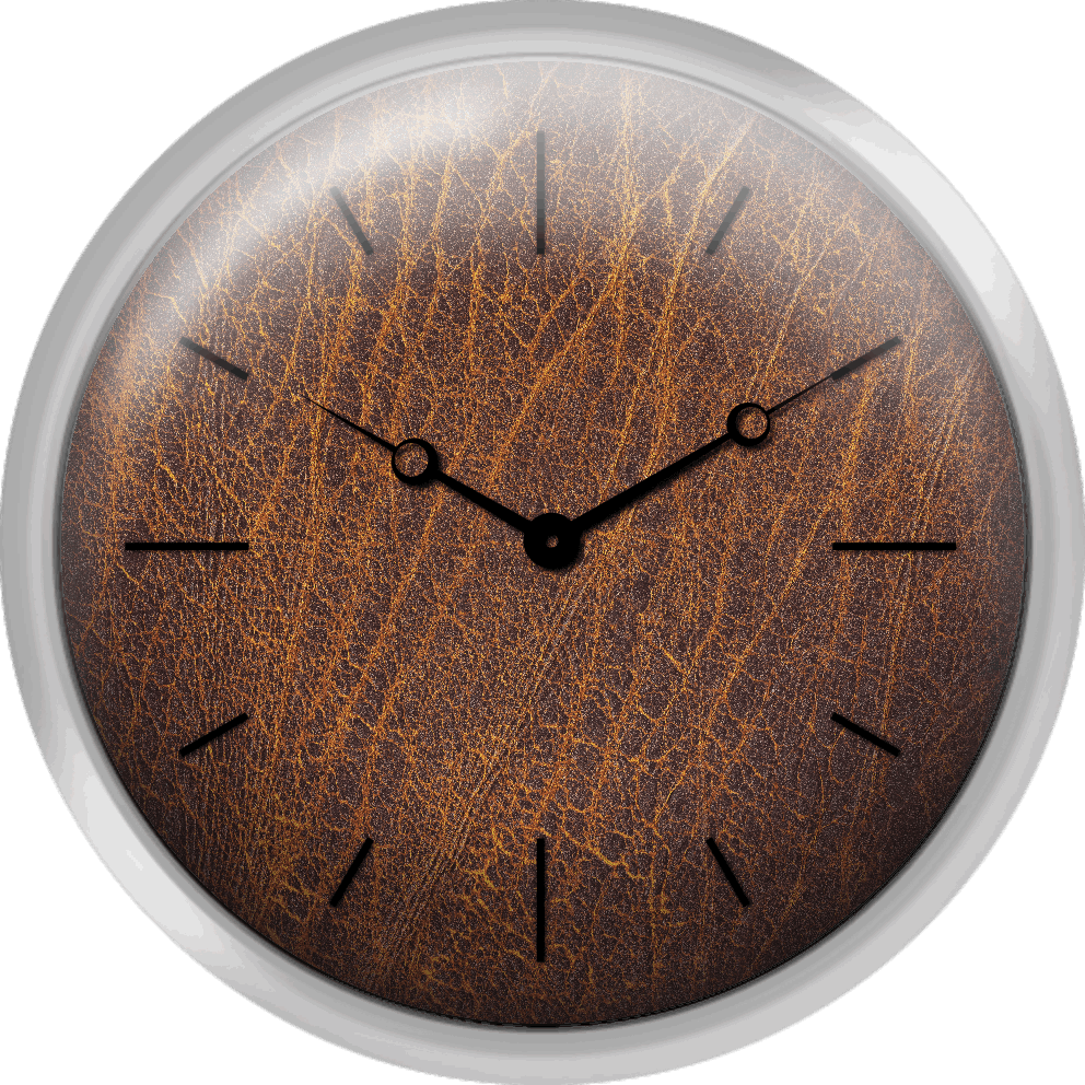 Vintage Grunge Texture Clock Face PNG