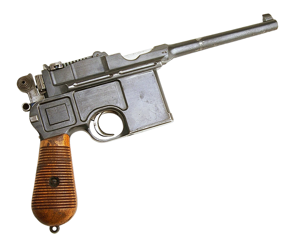 Vintage Handgun Isolated PNG