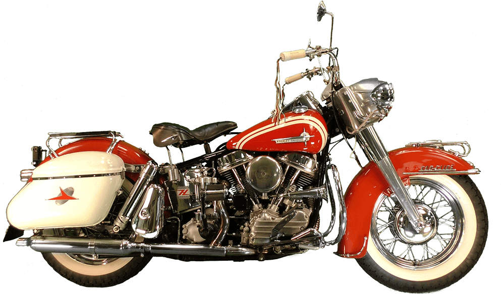 Vintage Harley Davidson Motorcycle PNG