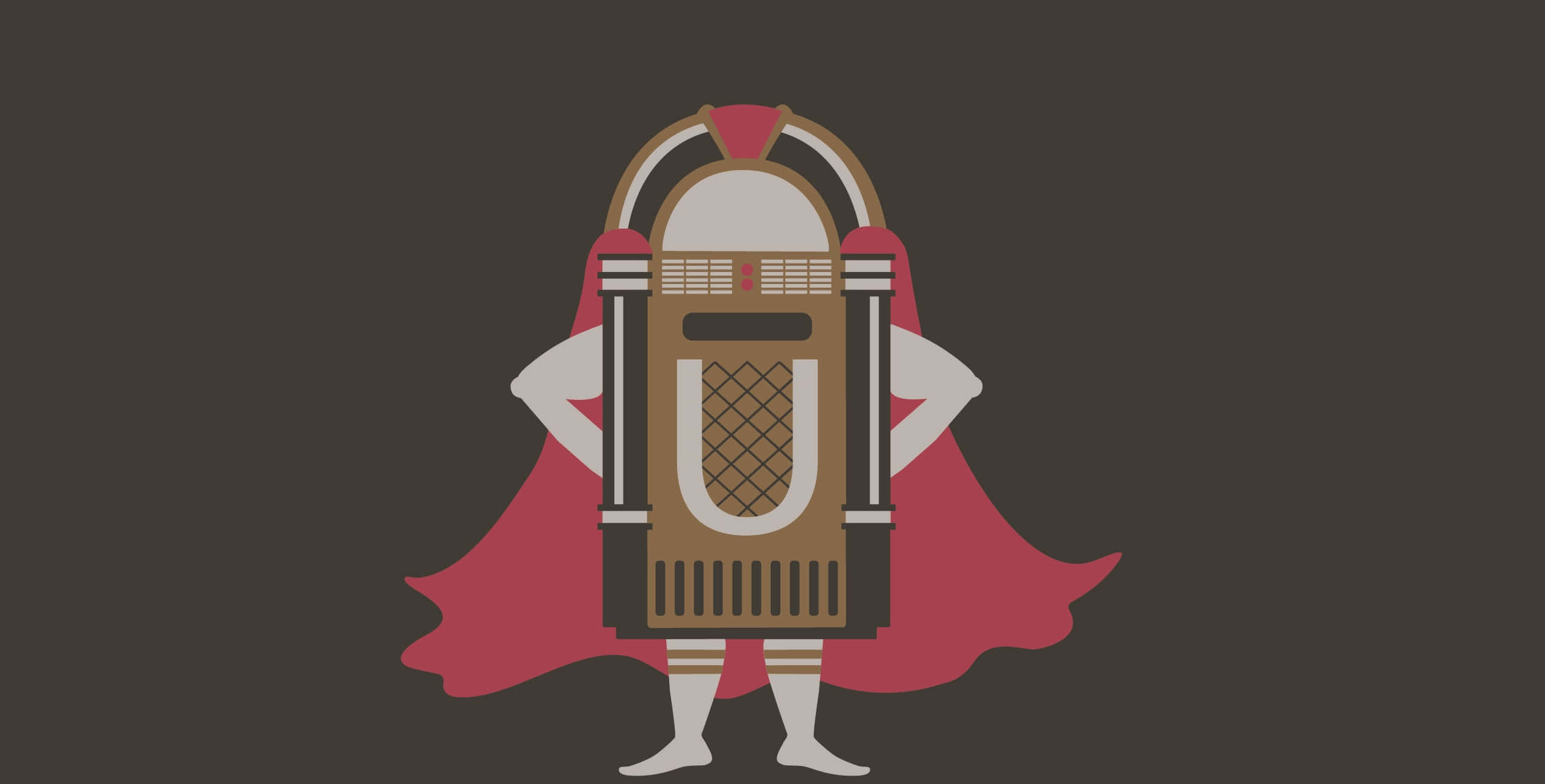 Vintage Harmony: A Classic Jukebox Moment Wallpaper