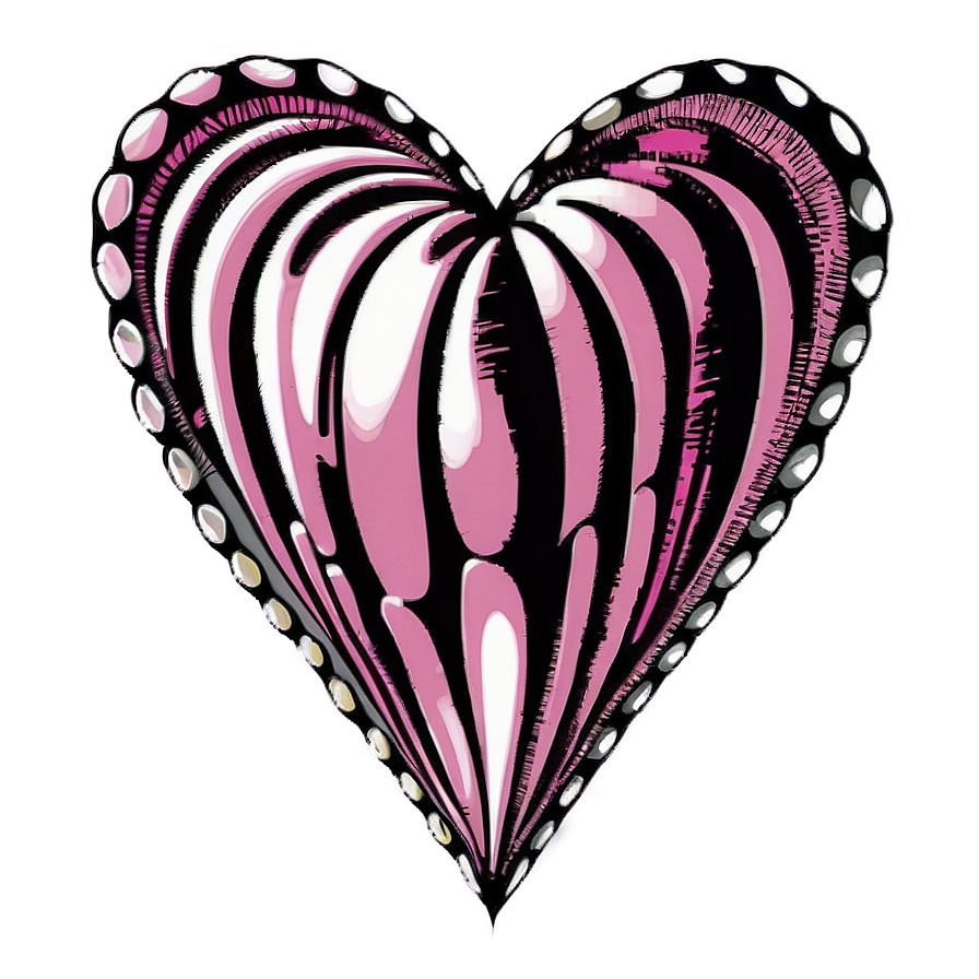 Vintage Heart Drawing Png 51 PNG