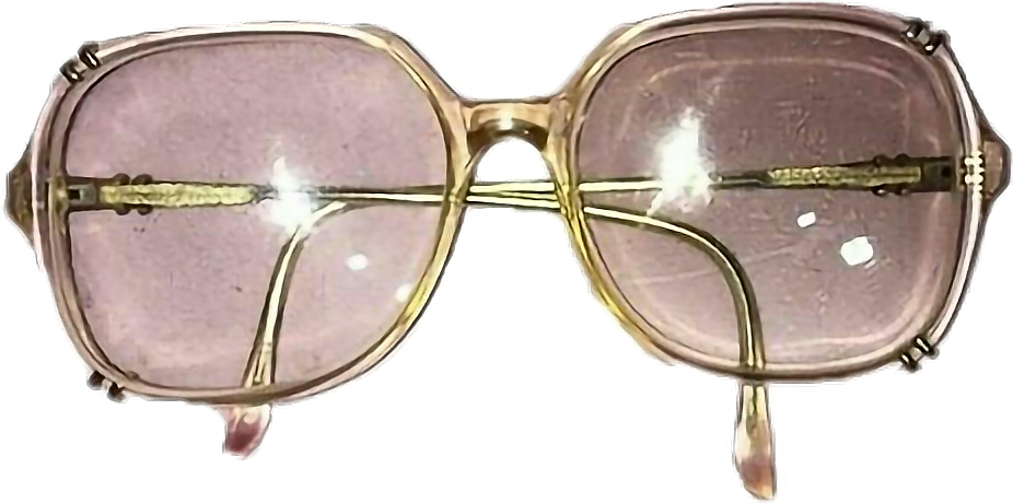 Vintage Hippie Sunglasses PNG