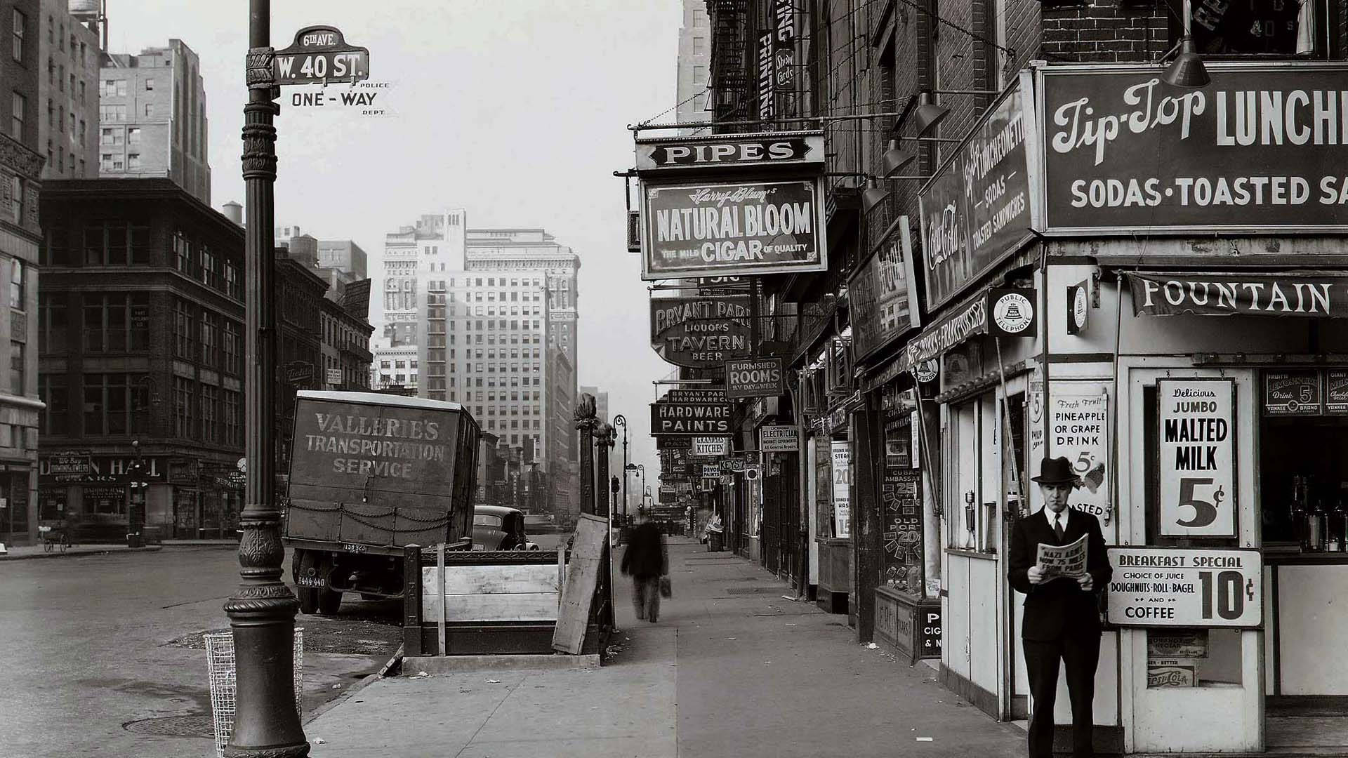 Vintagehollywood Street - Calle Antigua De Hollywood Fondo de pantalla