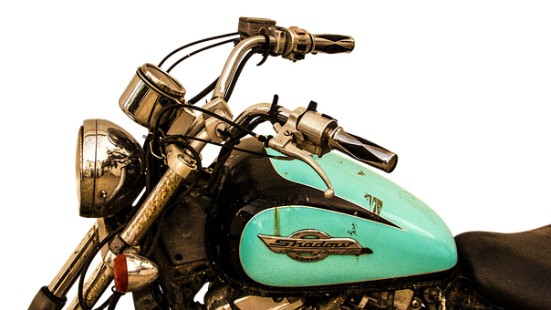 Vintage Honda Shadow Motorcycle PNG