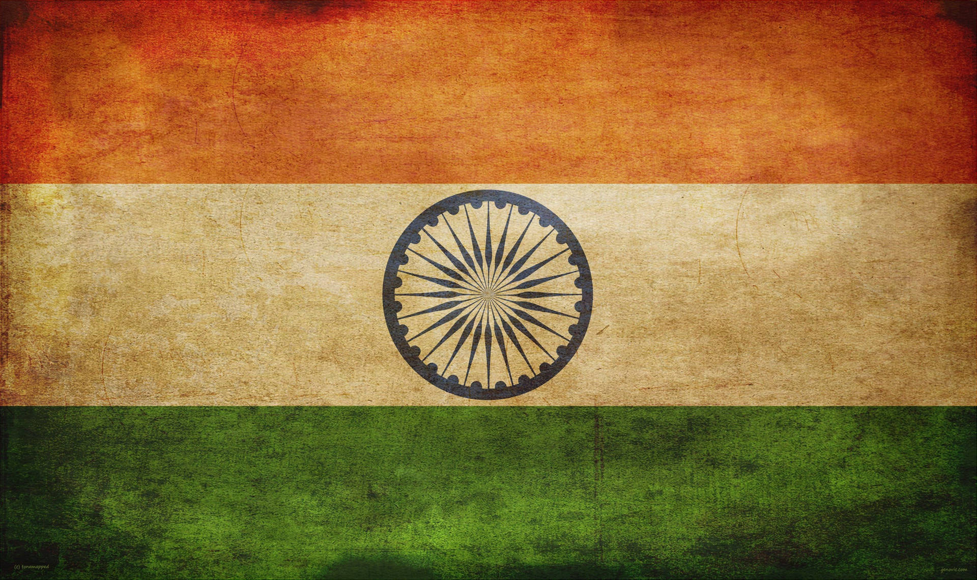 Vintage Indian Flag Hd Picture