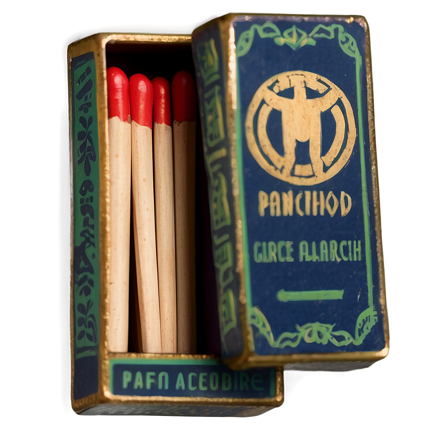 Vintage-inspired Matchbox Png Oqe PNG