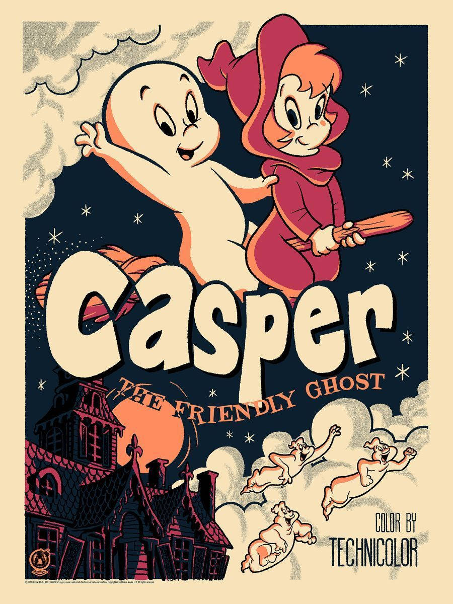 Vintage Iphone Cute Casper Poster Picture