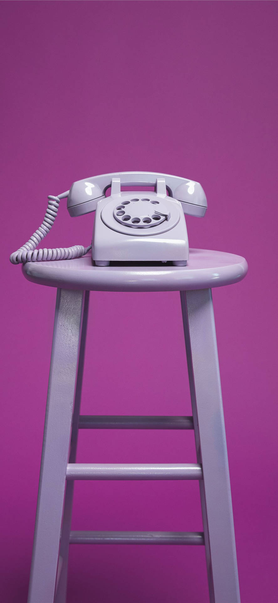Iphonevintage Púrpura: Teléfono Retro Fondo de pantalla