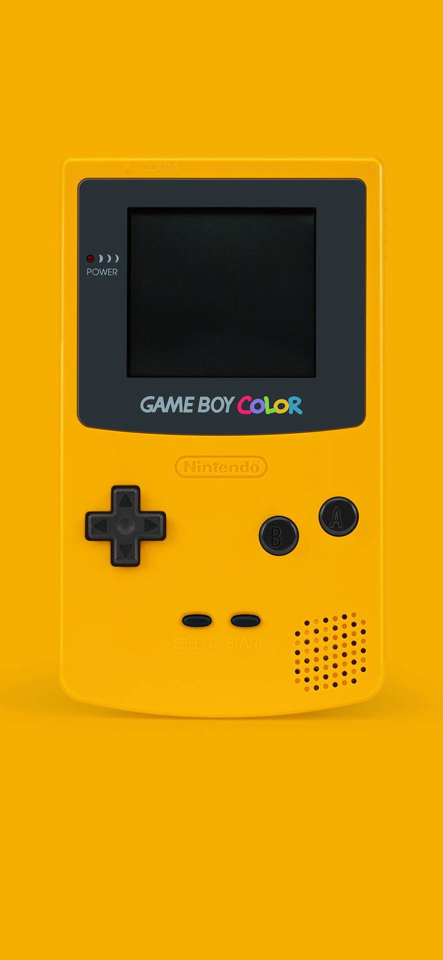 Papelde Parede Vintage De Iphone Game Boy Amarelo. Papel de Parede