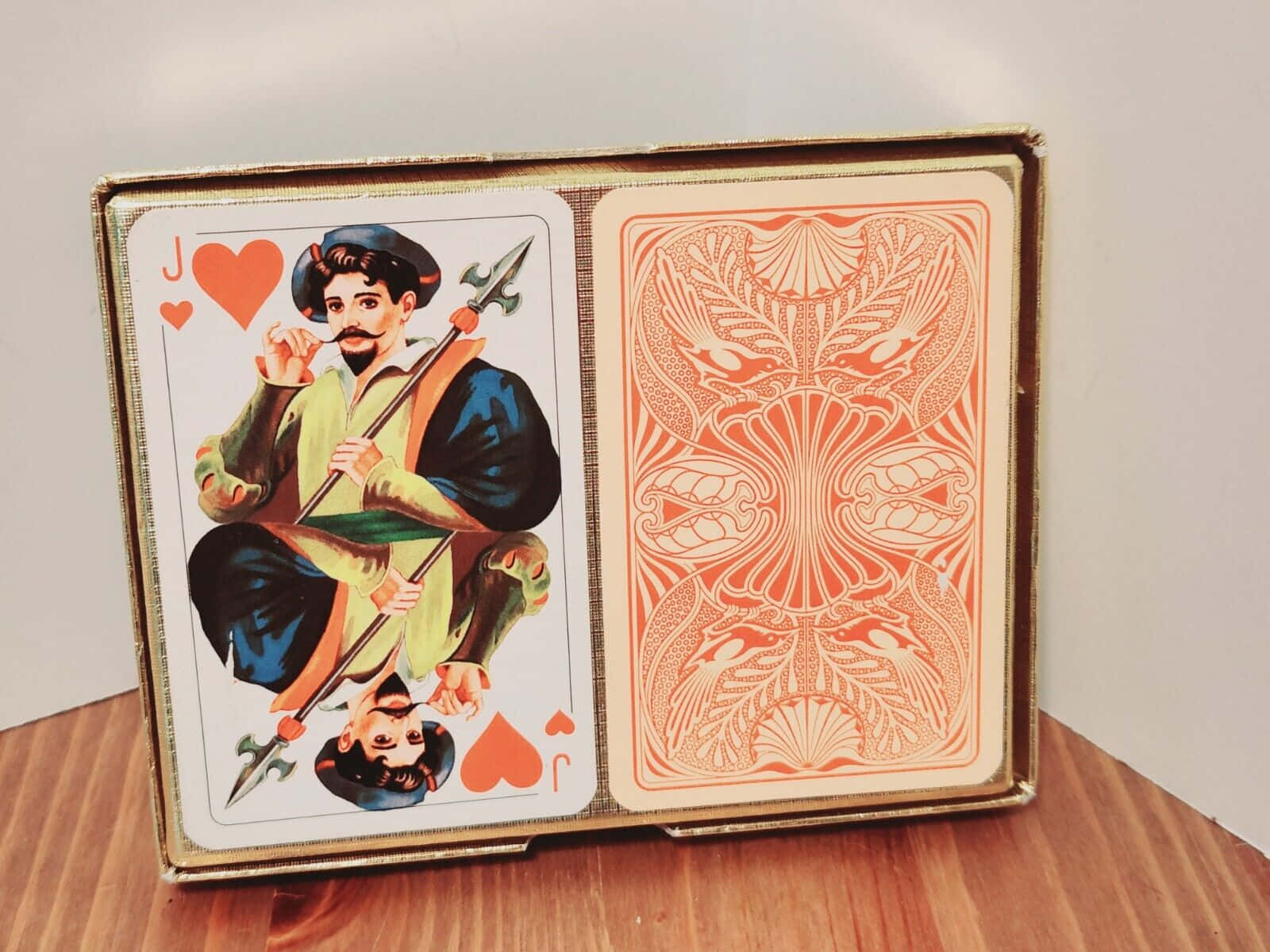 Vintage Jackof Hearts Playing Card Wallpaper