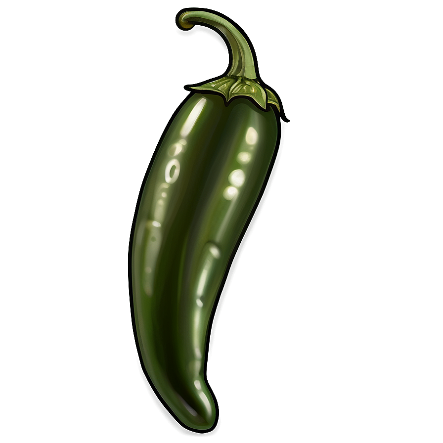 Vintage Jalapeno Illustration Png 87 PNG