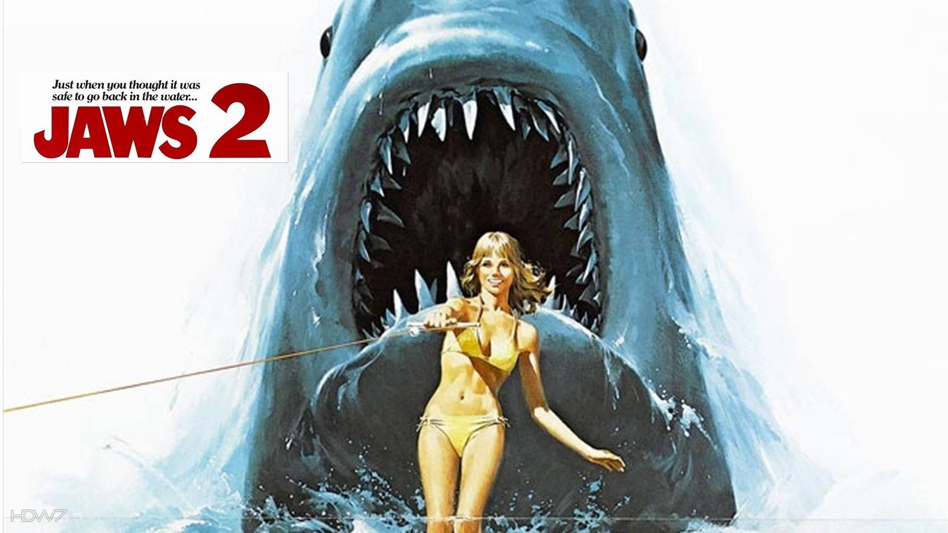 Vintage Jaws 2 Poster