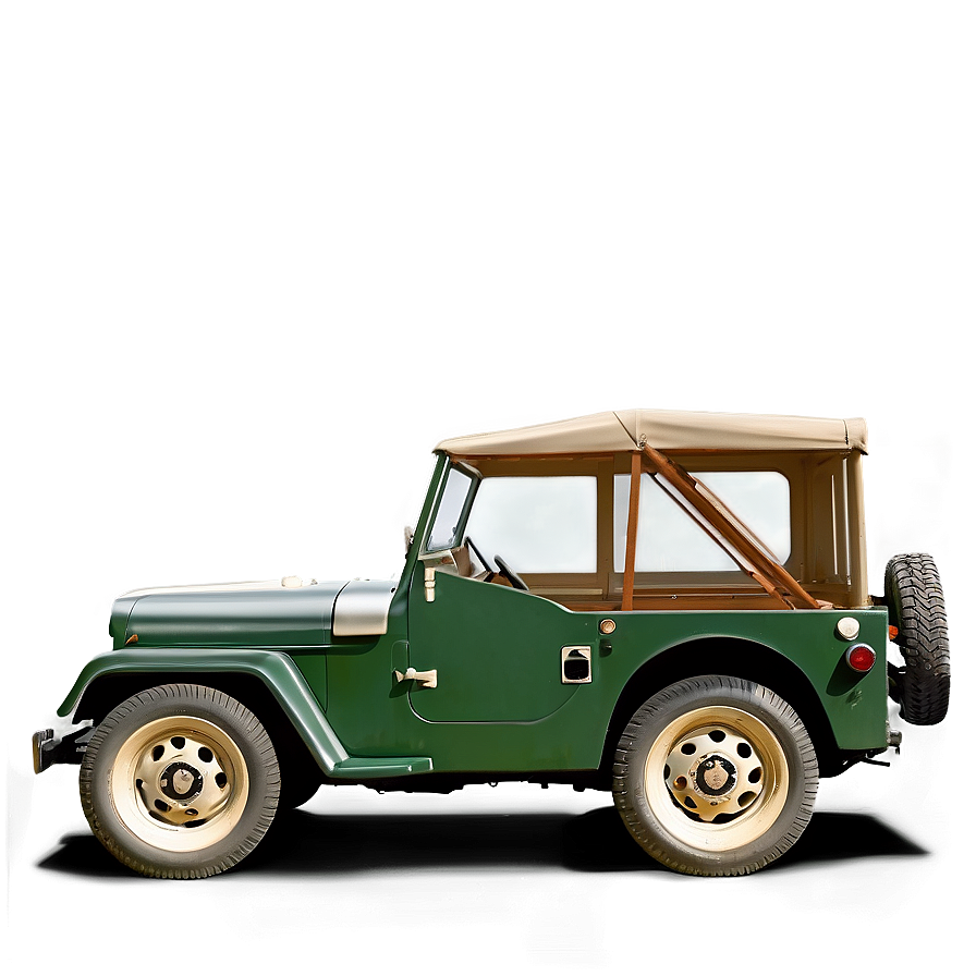 Vintage Jeep Side View Png 40 PNG