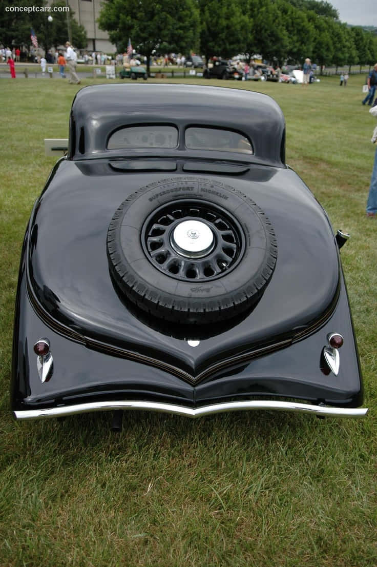 Vintage Lancia Aprilia Takaviisto Taustakuva