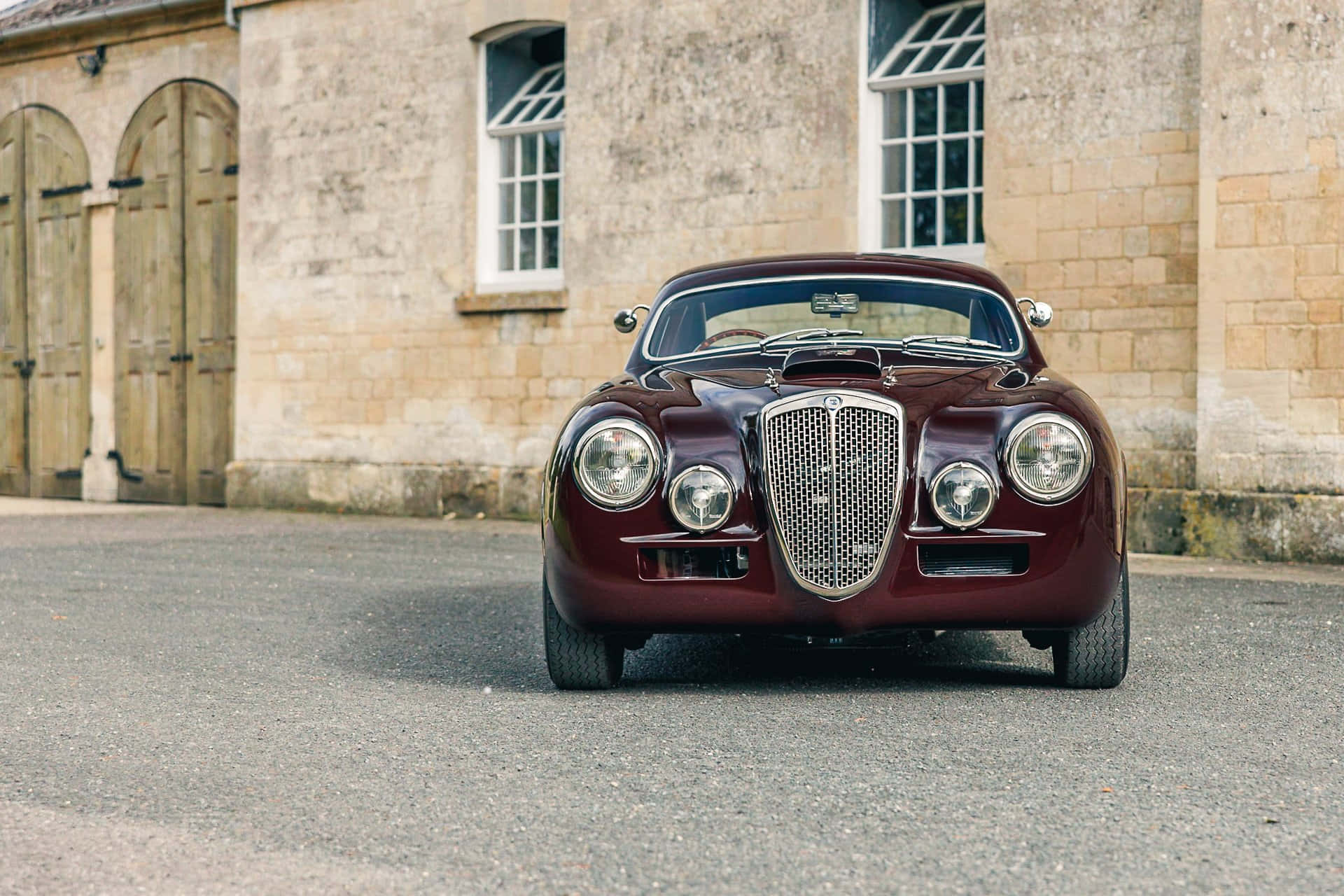 Vintage Lancia Aurelia B20 Gt Coupe Bakgrunnsbildet