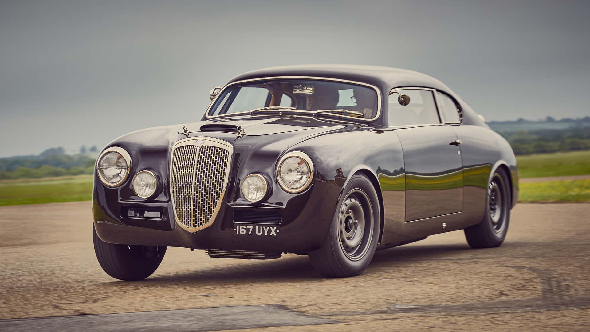 Vintage Lancia Aurelia B20 Gt Coupe Bakgrunnsbildet