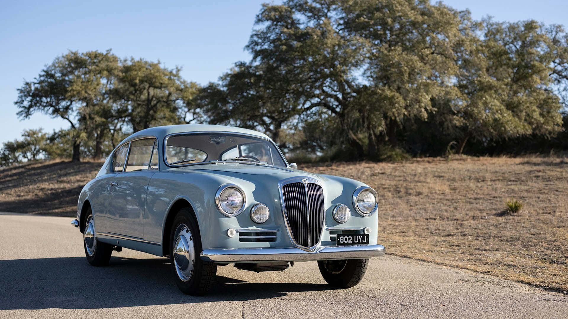 Vintage Lancia Aurelia B20 Gt Coupe Bakgrunnsbildet