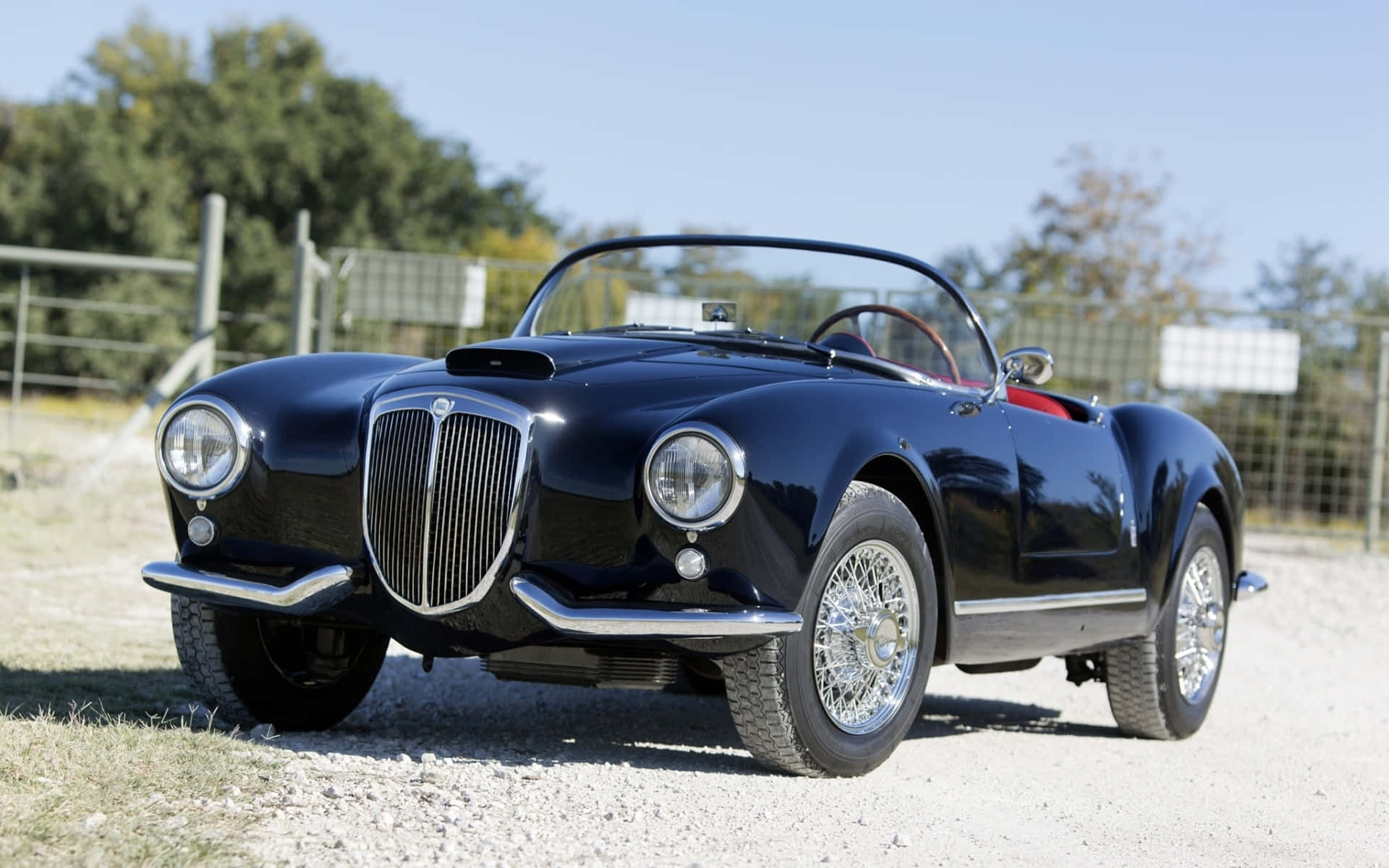 Vintage Lancia Aurelia Kabriolet Taustakuva