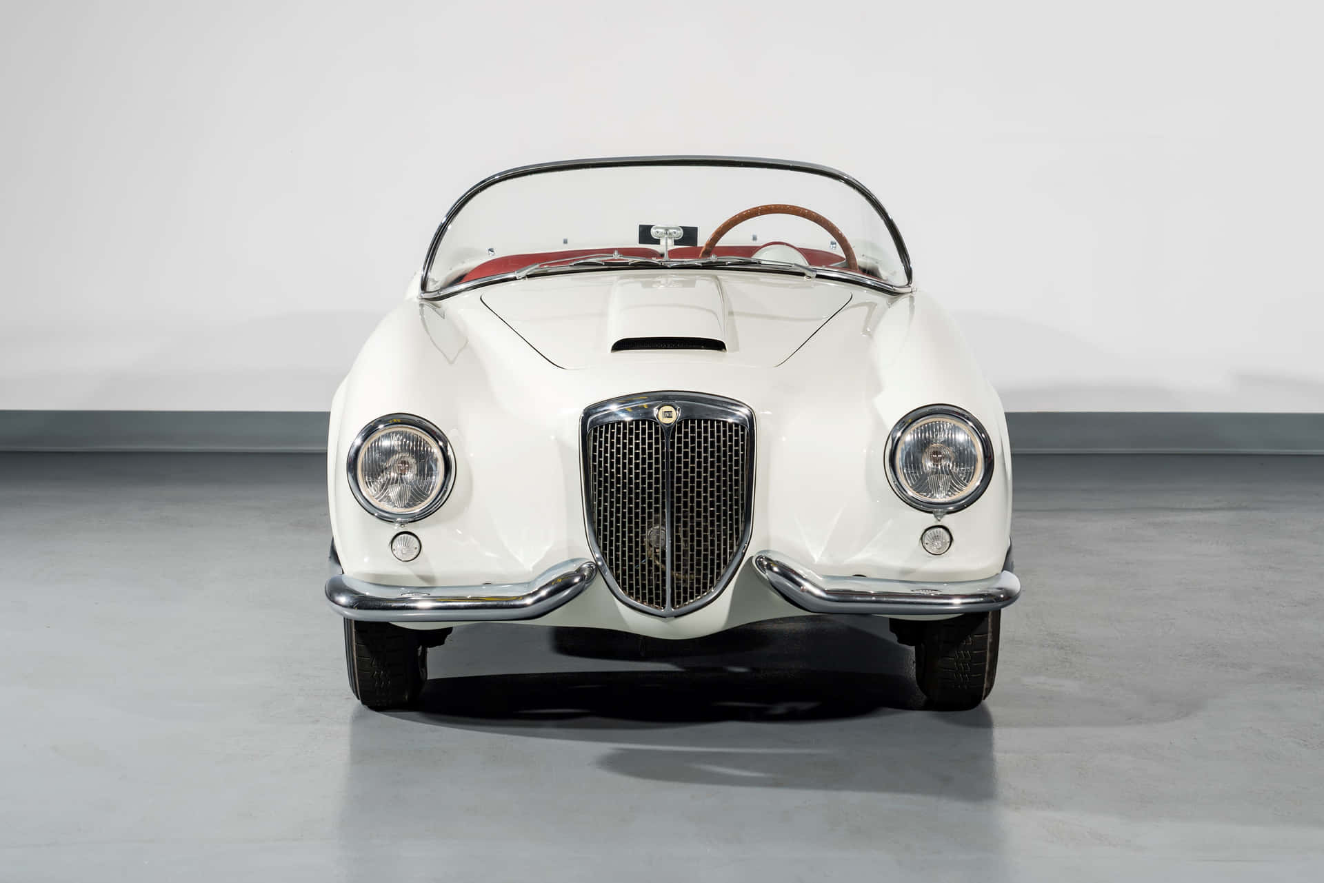 Vintage Lancia Aurelia Front View Bakgrunnsbildet