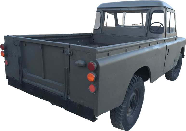 Vintage Land Rover Pickup PNG