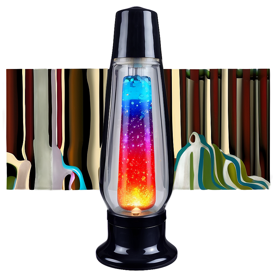 Vintage Lava Lamp Design Png 30 PNG