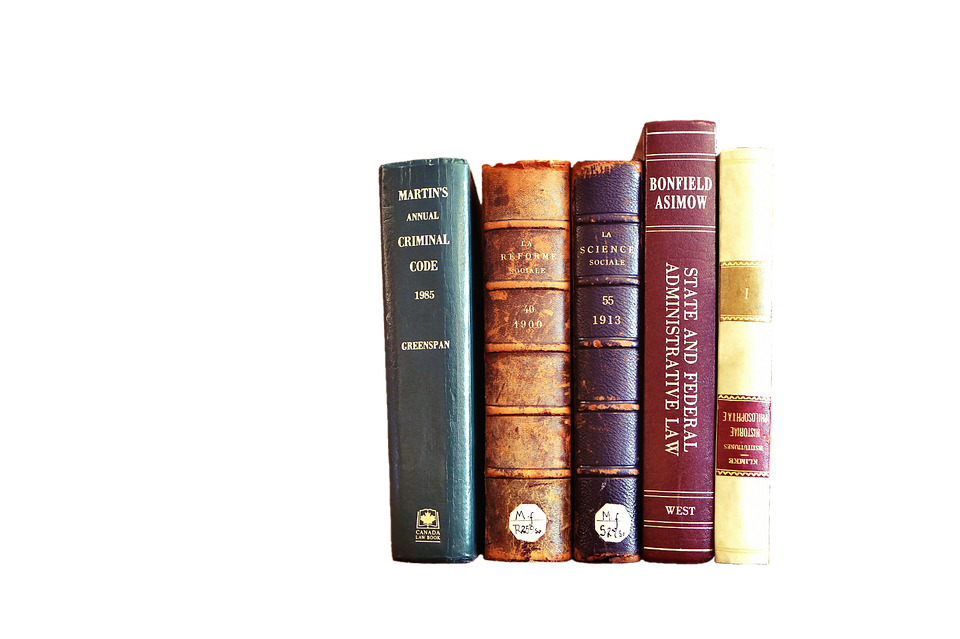 Vintage Law Books Collection PNG