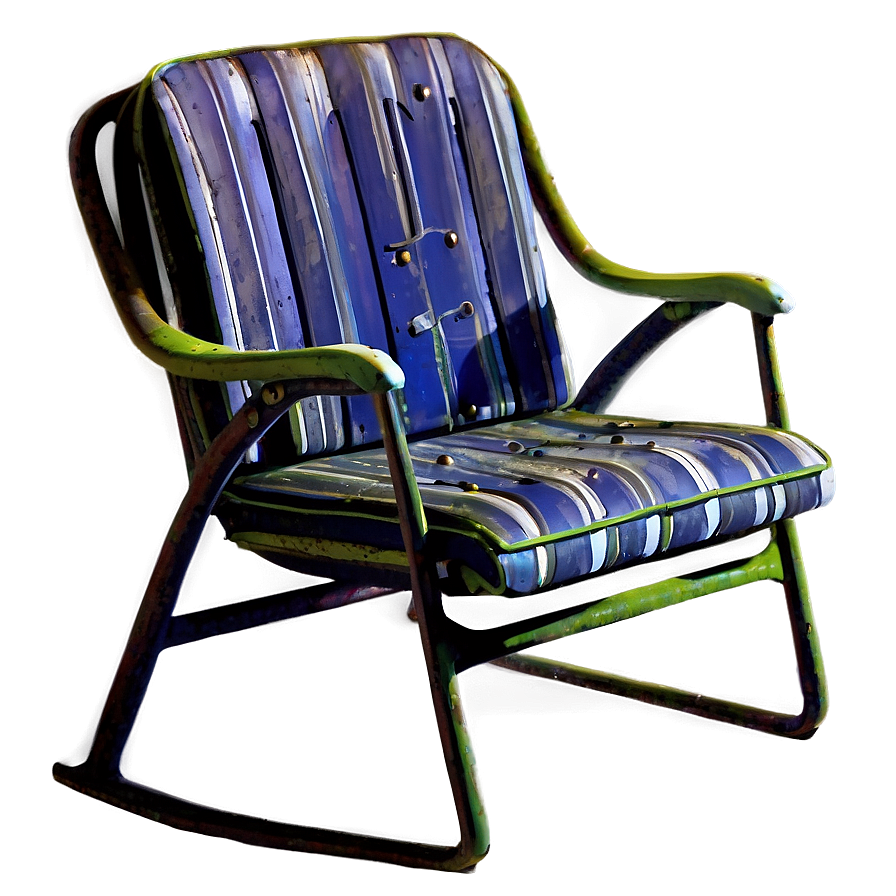 Vintage Lawn Chair Png Xju PNG