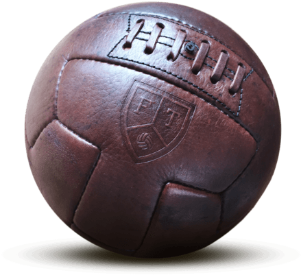 Vintage Leather Soccer Ball PNG
