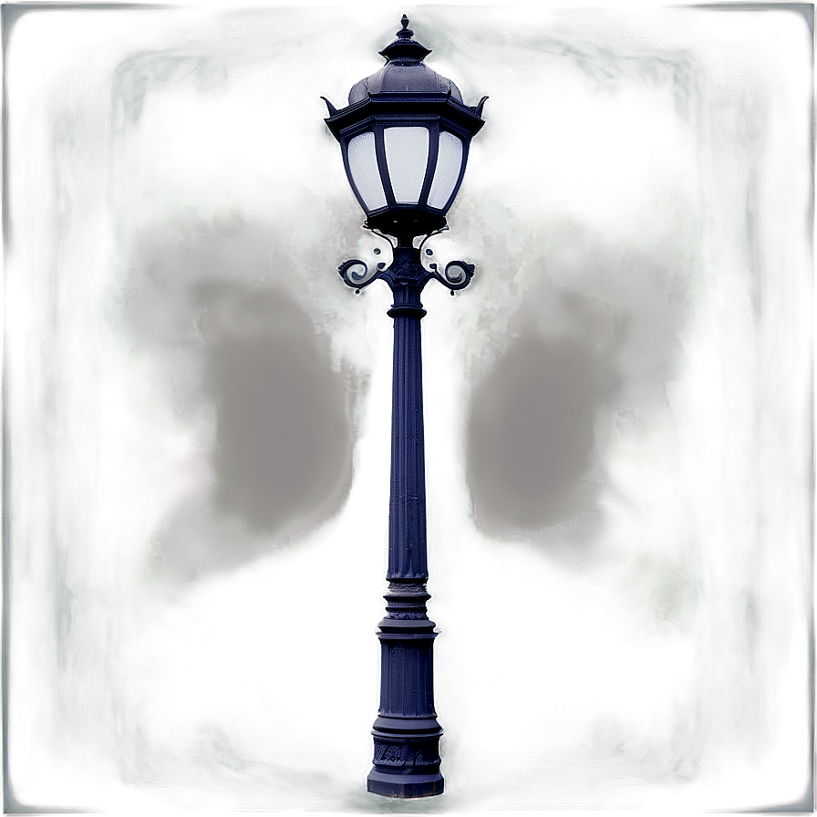 Vintage Light Pole Png 06212024 PNG