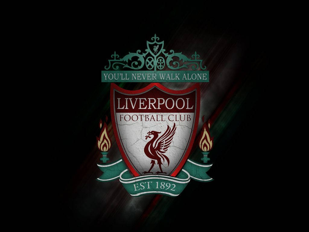 Vintage Liverpool FC Logo | Under the Red and White Wallpaper
