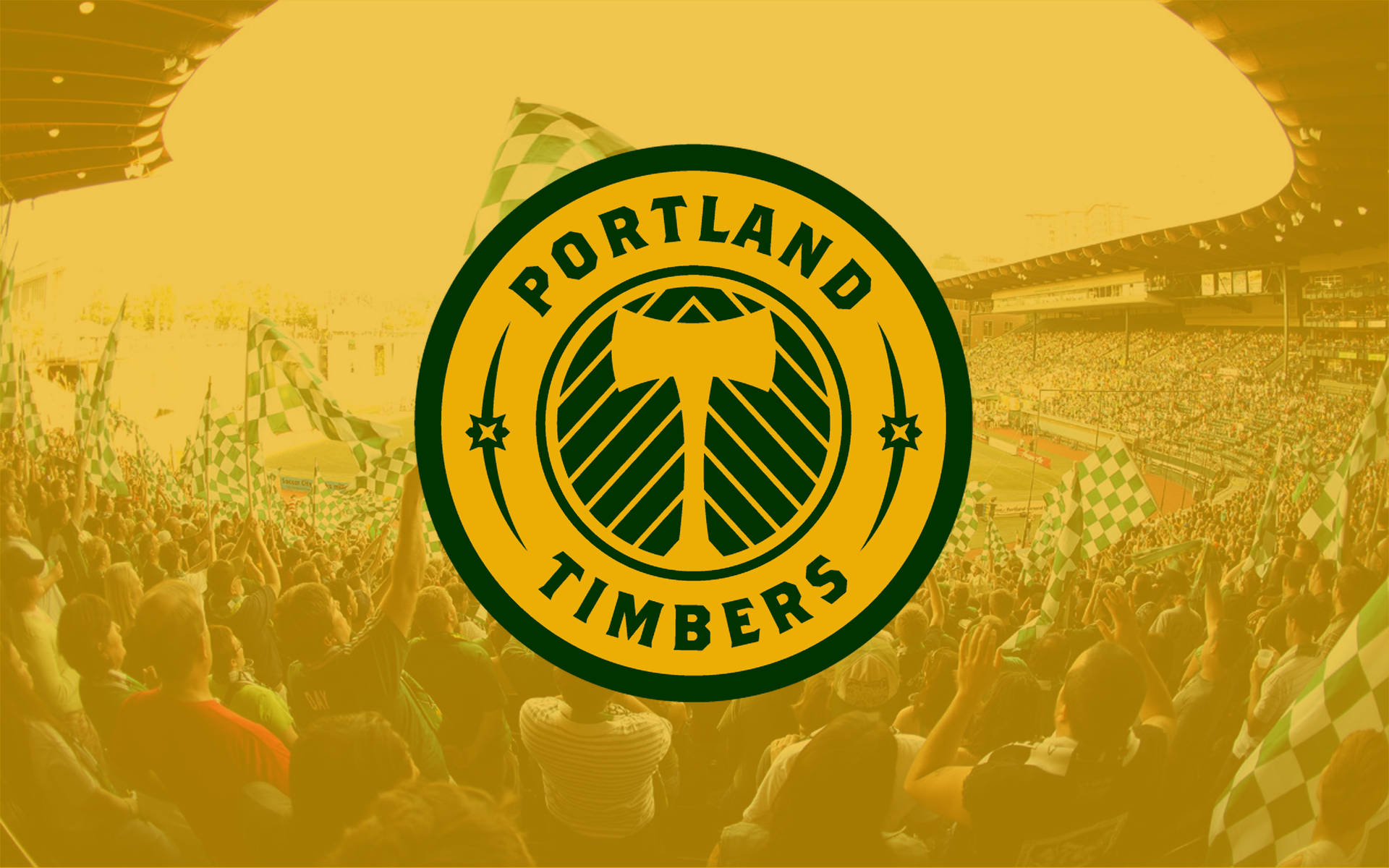 Logovintage De Portland Timbers Fondo de pantalla
