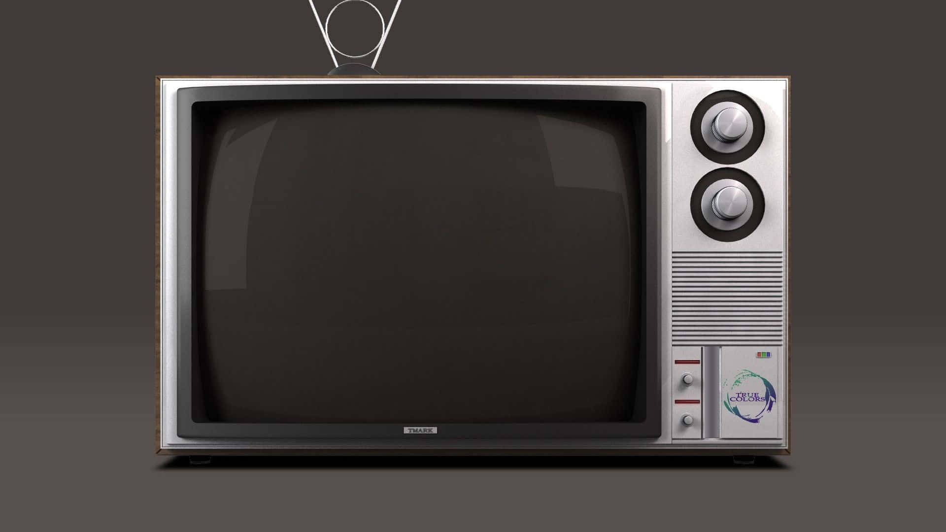 Vintage Look: Classic Retro Television Wallpaper