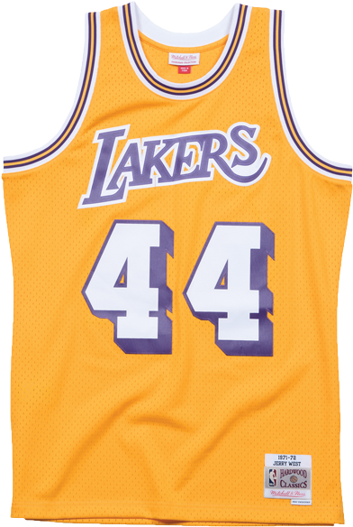 Vintage Los Angeles Lakers Jersey Number44 PNG