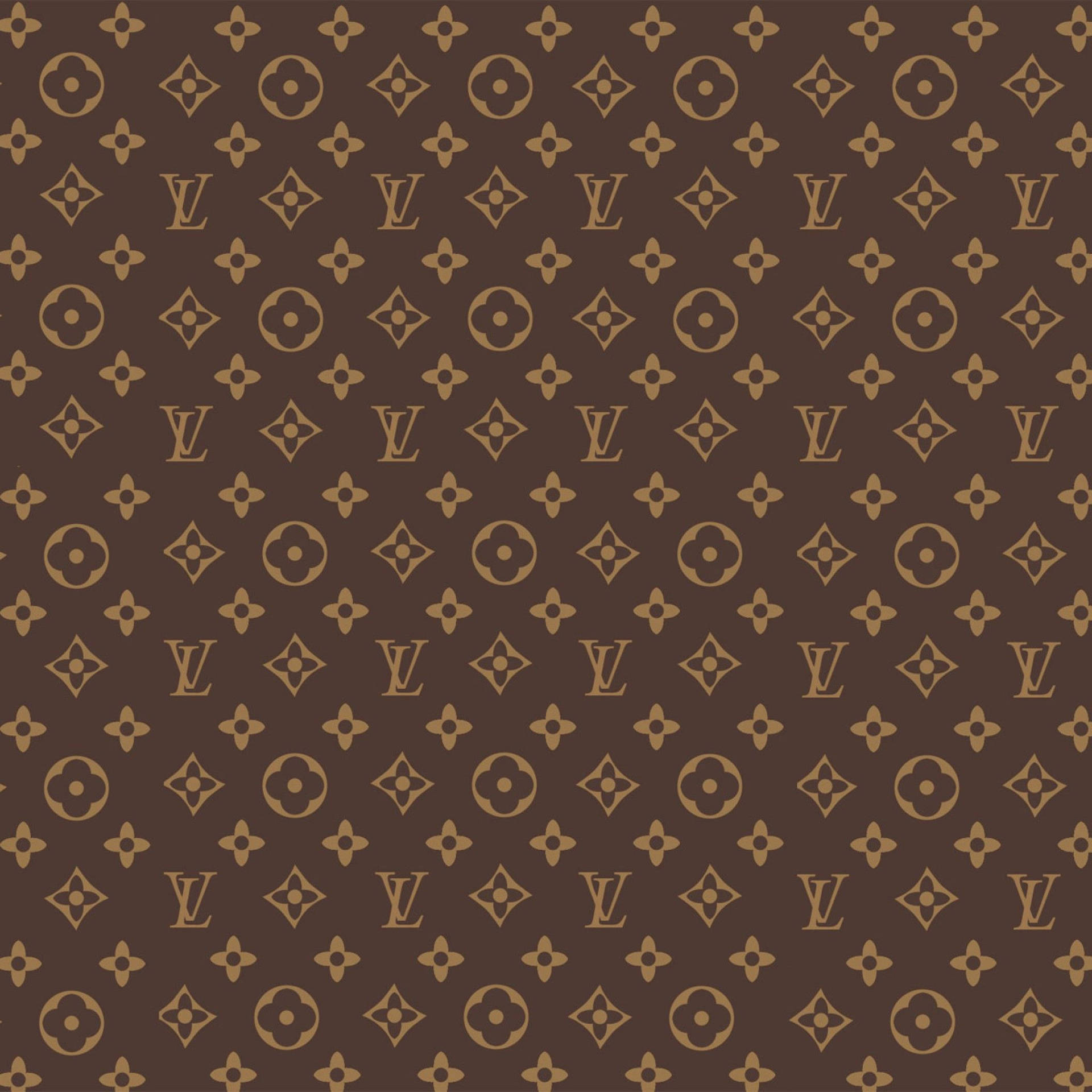 Timeless luxury with this vintage Louis Vuitton print. Wallpaper