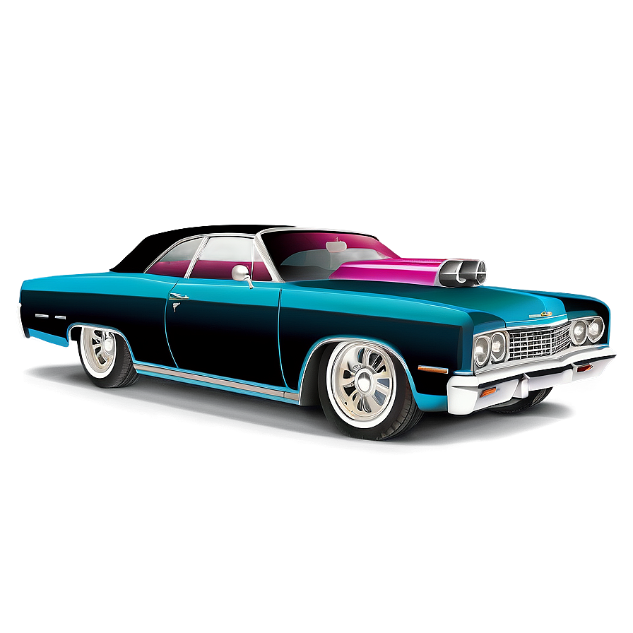 Vintage Lowrider Graphic Png 06112024 PNG