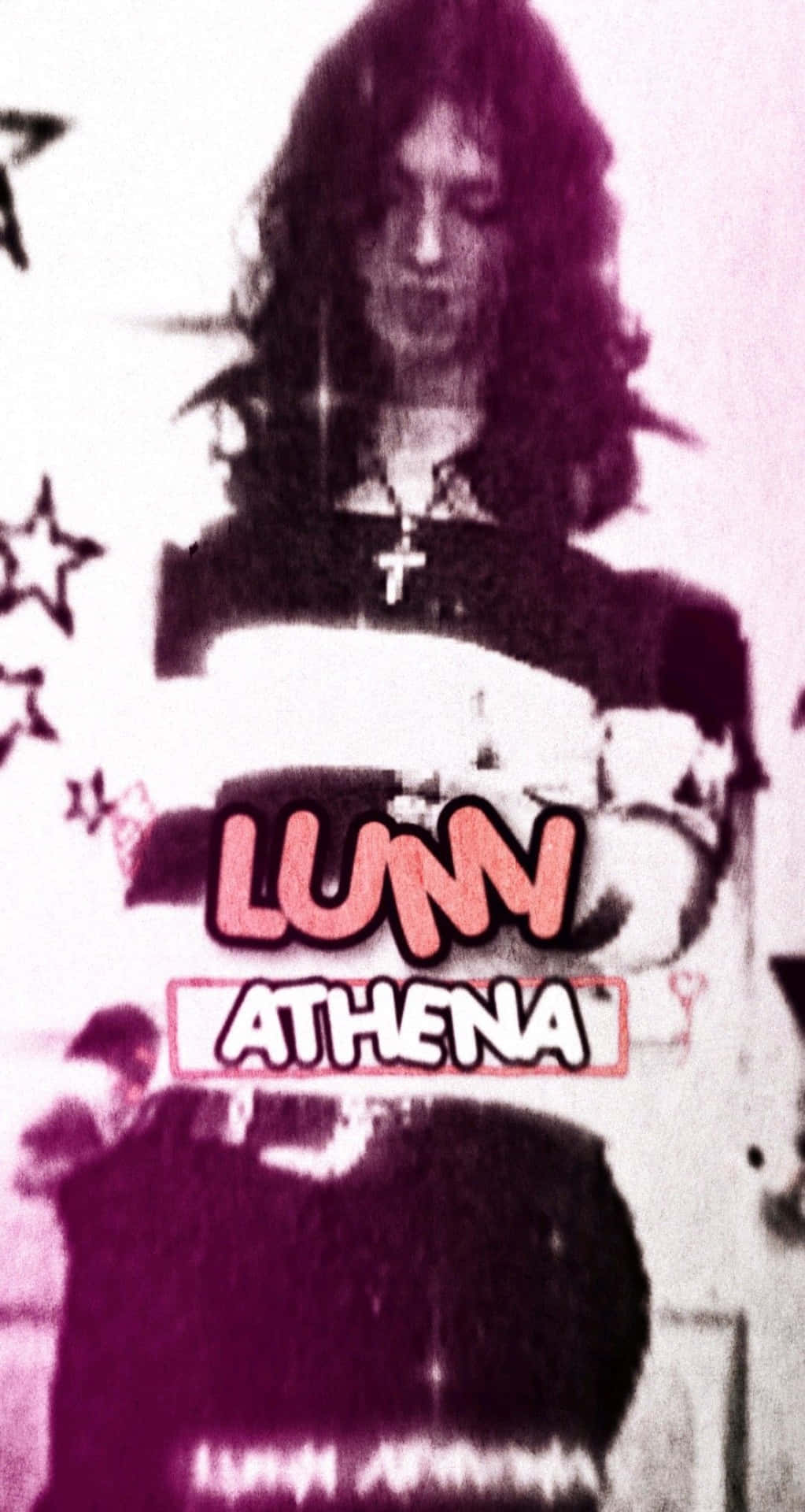 Vintage Lumi Athena Poster Wallpaper