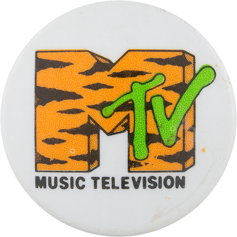 Vintage M T V Logo Sticker PNG